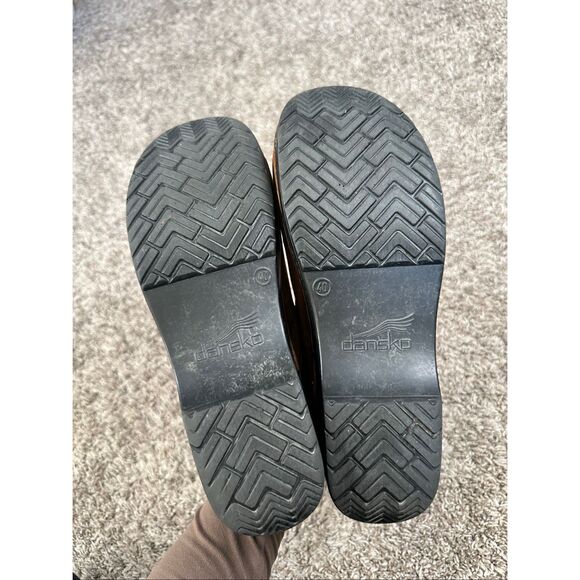 Dansko Professional Leather Clog Brown Slip on Shoes Work Women’s 40 (9-9.5) - Picture 4 of 10